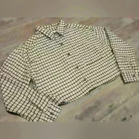 Hollister Cropped Flannel - Picture 3 of 7